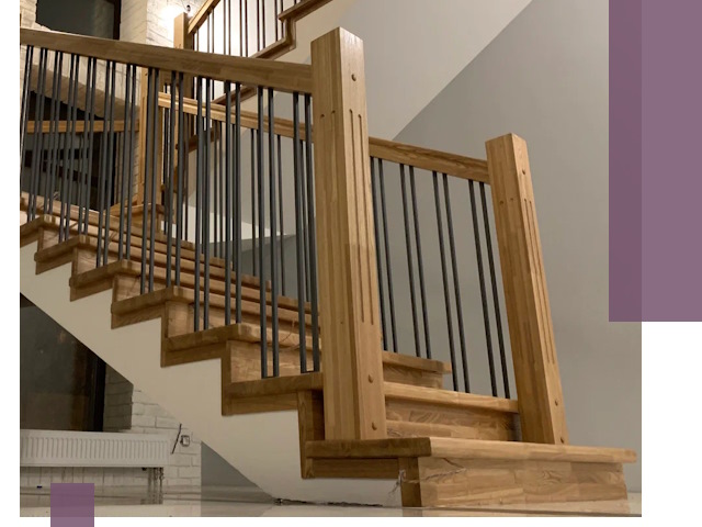 Реставрация деревянных и металлических лестниц в Белогорске