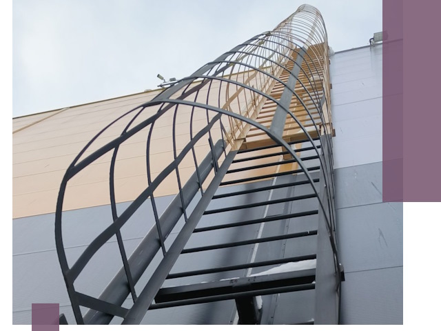 Изготовление и монтаж пожарных лестниц в Белогорске профессионально