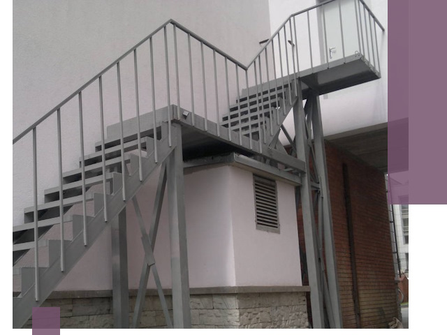 Монтаж пожарных лестниц под ключ в Белогорске с гарантией качества