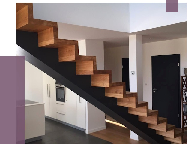 Изготовление деревянных лестниц в Белогорске от 86717 руб. | ПРОЛЁТ-Бгк