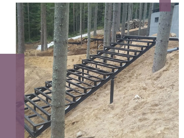 Монтаж металлических лестниц в Белогорске от 13518 руб. 