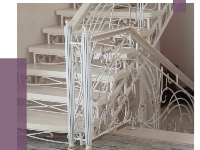 Изготовление кованых лестниц на заказ в Белогорске от 86717 руб. | ПРОЛЁТ-Бгк
