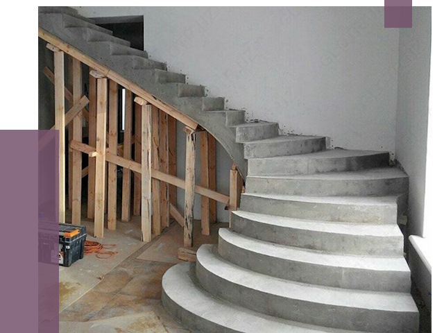 Изготовление бетонных лестниц под ключ в Белогорске от 19894 руб. | ПРОЛЁТ-Бгк