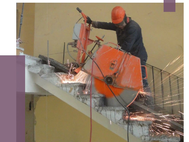 Демонтаж бетонных лестниц в Белогорске от 4591 руб. за м2 | ПРОЛЁТ-Бгк