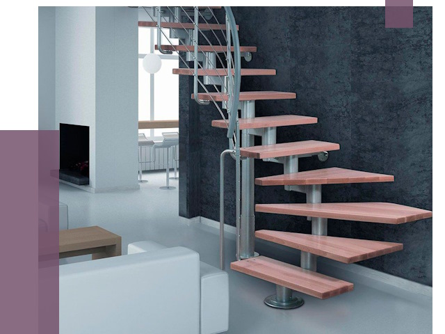 Модульные лестницы в Белогорске от 16833 руб. — купить в ПРОЛЁТ-Бгк