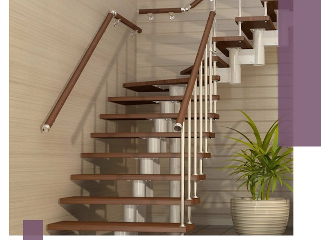 Изготовление модульных лестниц под ключ в Белогорске