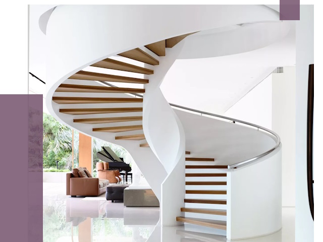 Винтовые лестницы в Белогорске под ключ от 48460 руб. | ПРОЛЁТ-Бгк