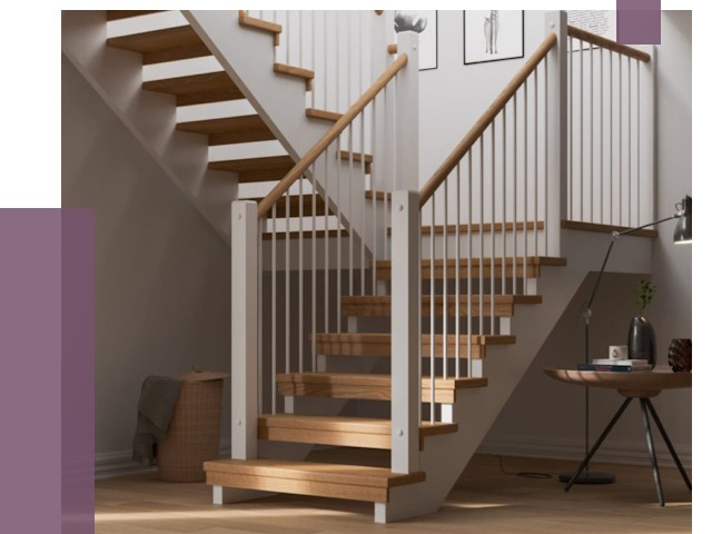 Маршевые лестницы в Белогорске от 38002 руб. — монтаж | ПРОЛЁТ-Бгк