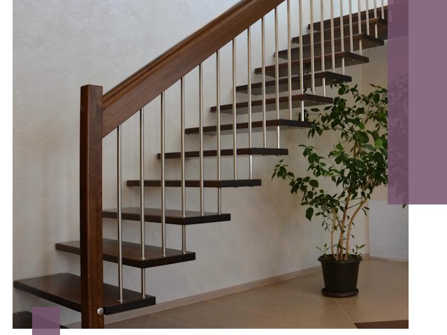 Лестницы на больцах под ключ в Белогорске – изготовление и монтаж