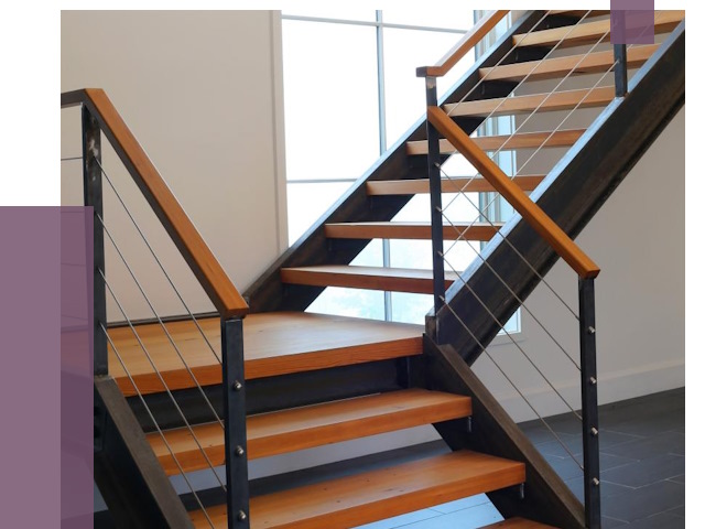 Изготовление лестниц на металлокаркасе в Белогорске от 18874 руб. | ПРОЛЁТ-Бгк