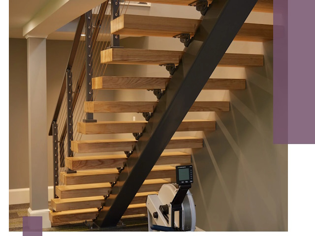 Лестницы на монокосоурах под ключ в Белогорске - изготовление и монтаж