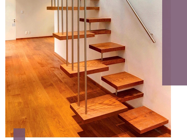 Лестницы «гусиный шаг» на заказ в Белогорске для узких пространств