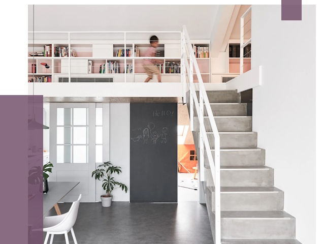 Лестницы для двухуровневой квартиры в Белогорске от 175985 руб. | ПРОЛЁТ-Бгк