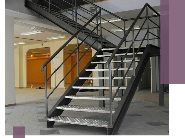 Лестницы для офиса в Белогорске: изготовление, монтаж, демонтаж