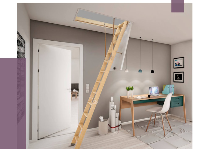 Чердачные лестницы в Белогорске — от 14538 руб. | ПРОЛЁТ-Бгк