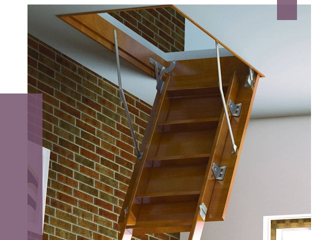 Установка чердачной лестницы в Белогорске от 7805 руб. | ПРОЛЁТ-Бгк