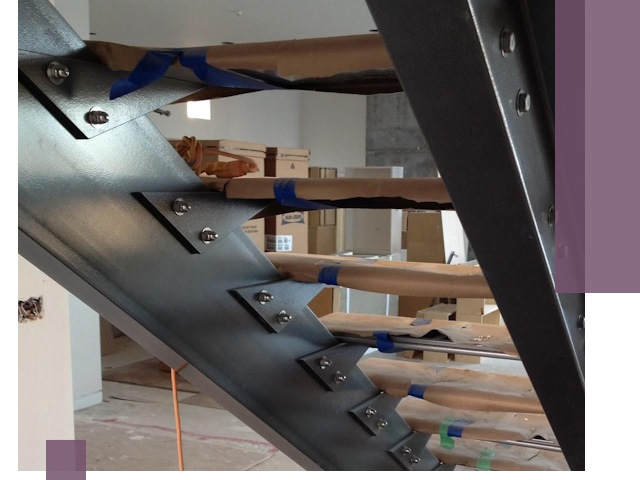 Усиление лестничных конструкций и усиление опор в Белогорске