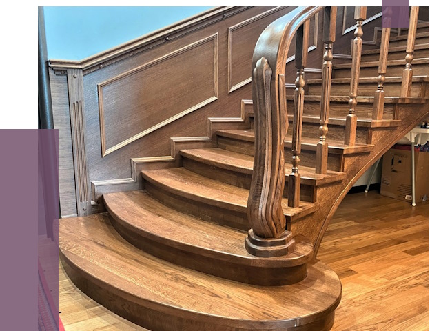 Дубовые лестницы под ключ в Белогорске от 175985 руб. — ПРОЛЁТ-Бгк