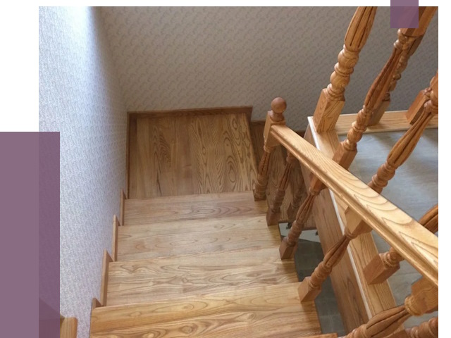 Сосновые лестницы в Белогорске под ключ от 8060 руб.  | ПРОЛЁТ-Бгк