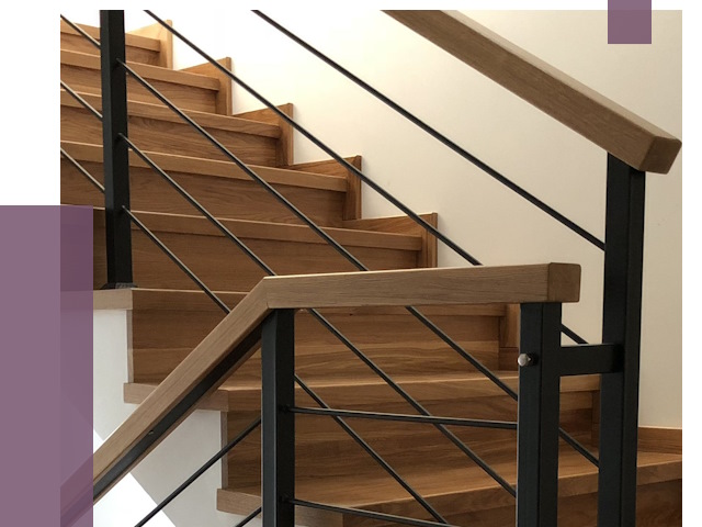 Обшивка металлической лестницы деревом в Белогорске от 4336 руб. 