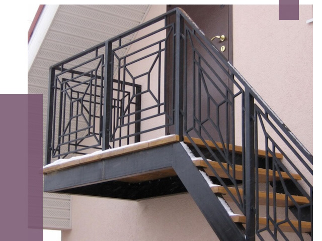 Металлические перила в Белогорске от 4285 руб.  | ПРОЛЁТ-Бгк