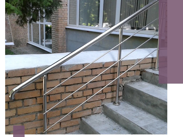 Перила из нержавеющей стали высокого качества в Белогорске