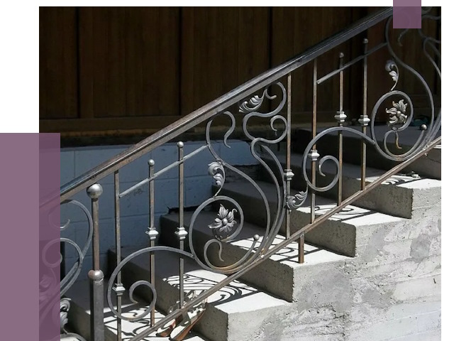 Кованые перила в Белогорске от 8672 руб. под ключ — качество от ПРОЛЁТ-Бгк