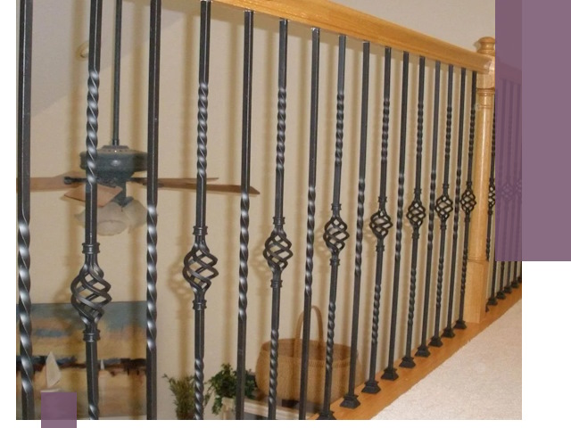 Изготовление и монтаж кованных перил в Белогорске под ключ