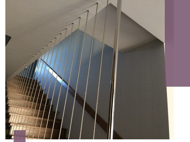 Тросовые перила под ключ в Белогорске — производство и монтаж