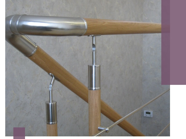 Комбинированные перила на заказ в Белогорске — монтаж и производство