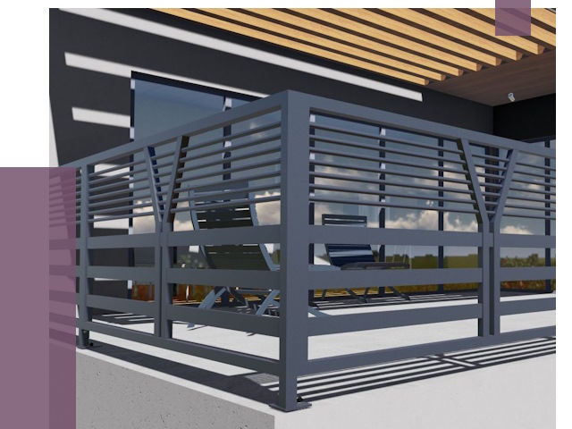 Изготовление балконных ограждений в Белогорске от 10712 руб. | ПРОЛЁТ-Бгк