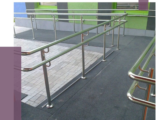 Ограждения пандусов в Белогорске от 4336 руб. монтаж | ПРОЛЁТ-Бгк