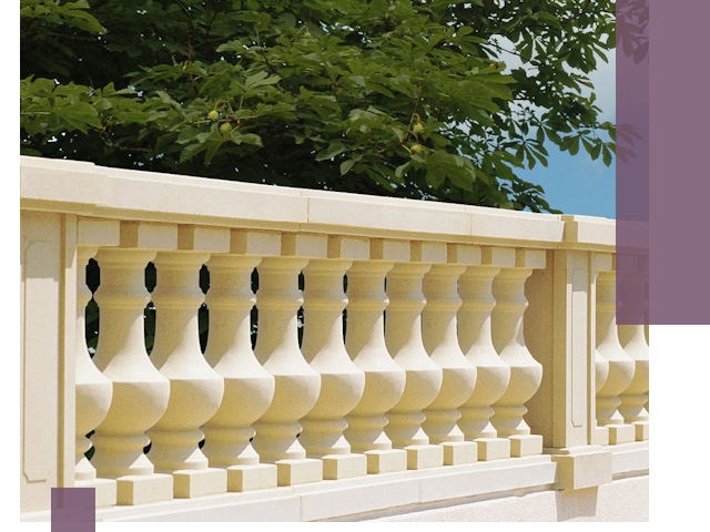 Установка балюстрады в Белогорске: изготовление и монтаж под ключ