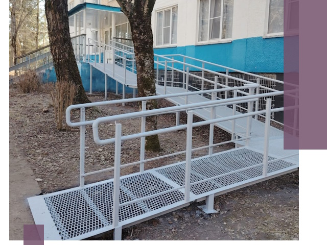 Пандусы под ключ в Белогорске: изготовление, монтаж и демонтаж
