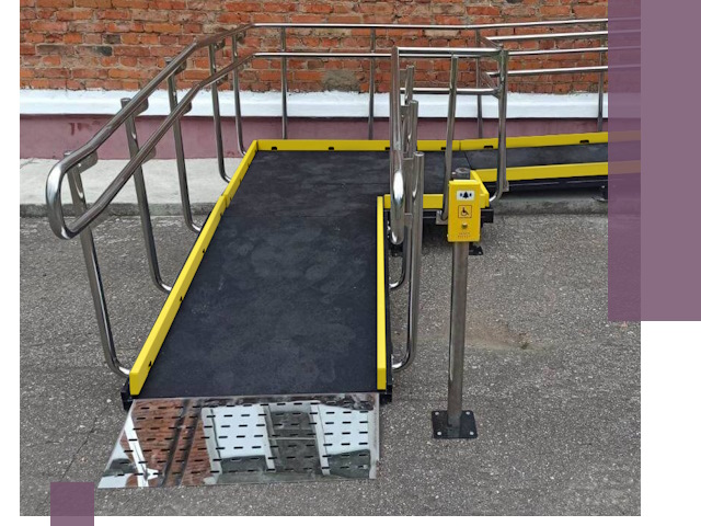 Изготовление наклонных пандусов для инвалидов в Белогорске