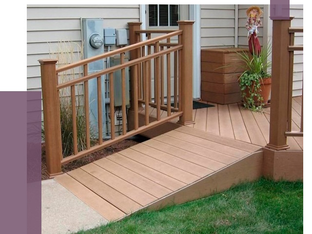 Пандус на крыльцо в Белогорске под ключ от 7754 руб. 