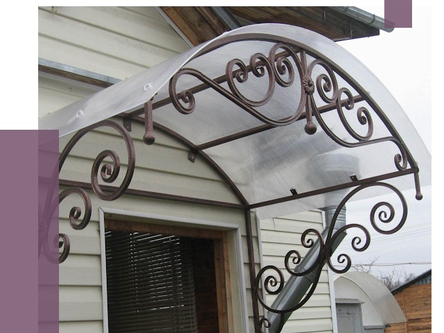 Изготовление козырьков в Белогорске от 7345 руб. — заказать | ПРОЛЁТ-Бгк