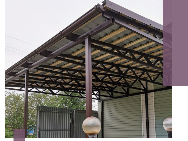 Навесы под ключ в Белогорске: изготовление, монтаж и гарантия