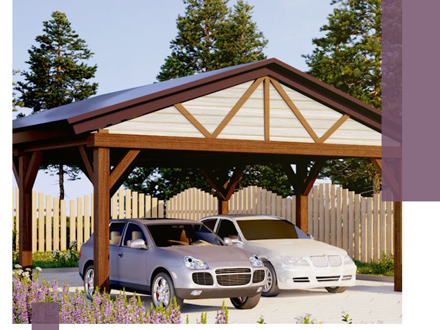 Навесы для автомобиля в Белогорске — изготовление и монтаж