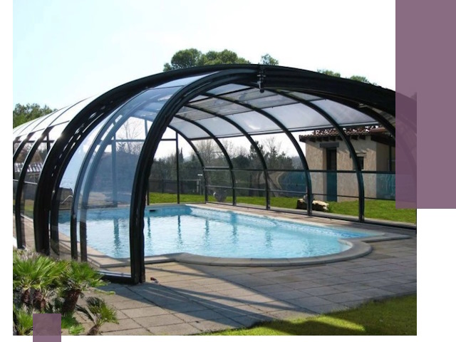 Навесы для бассейна в Белогорске: изготовление и монтаж под ключ