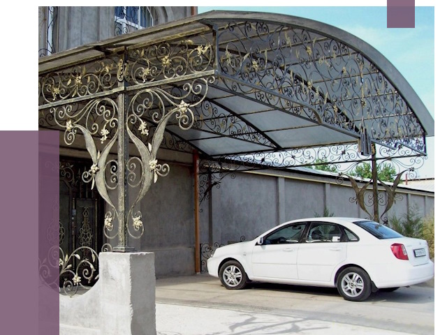 Кованые навесы в Белогорске от 14538 руб. | ПРОЛЁТ-Бгк