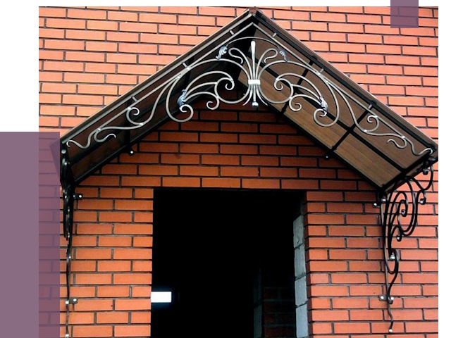 Металлические козырьки в Белогорске от 10661 руб. 