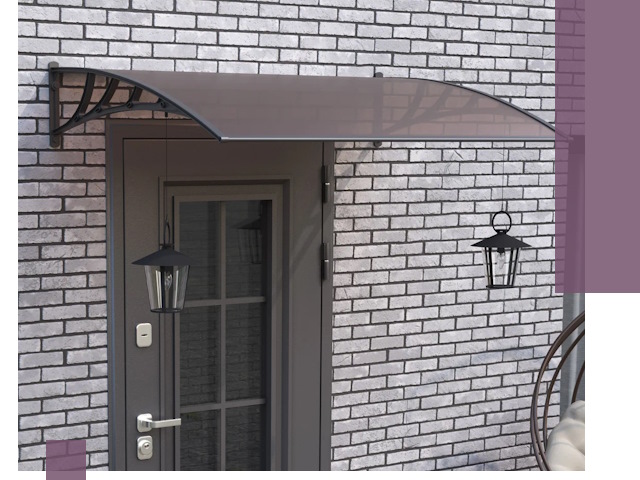 Недорогие козырьки и навесы под ключ в Белогорске