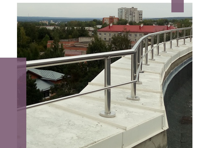 Парапеты и ограждения кровли в Белогорске от 4948 руб. 