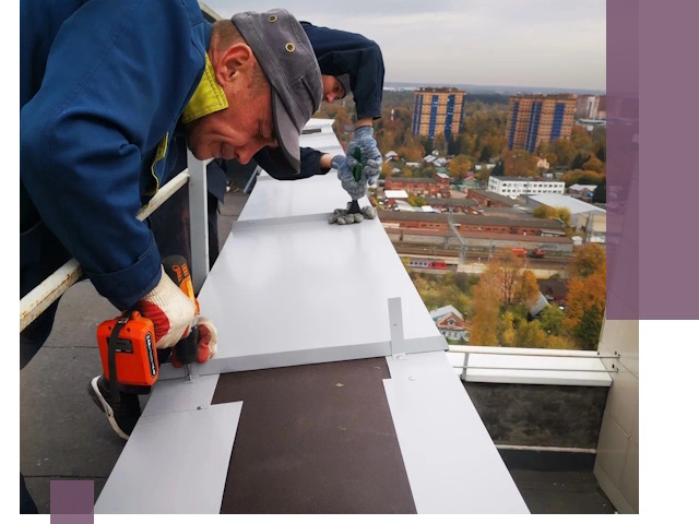 Монтаж парапетов в Белогорске — установка прочных металлических ограждений