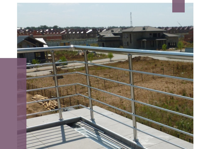 Парапеты из нержавеющей стали в Белогорске от 7958 руб. за м² | ПРОЛЁТ-Бгк