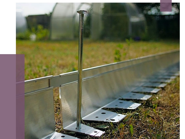 Металлические бордюры для газона в Белогорске от 4285 руб. | ПРОЛЁТ-Бгк