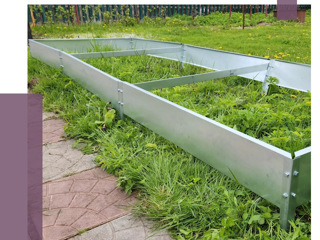 Металлические бордюры для грядок в Белогорске от 1785 руб.