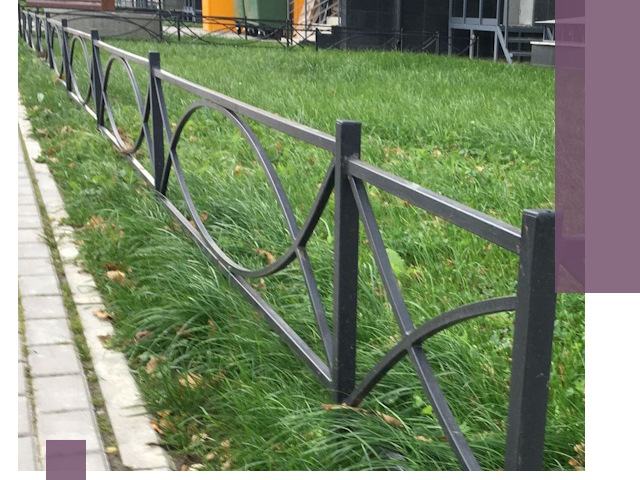 Газонные ограждения из металла в Белогорске — монтаж и продажа