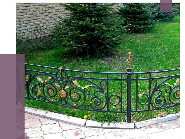 Кованые газонные ограждения в Белогорске от 7600 руб. — ПРОЛЁТ-Бгк